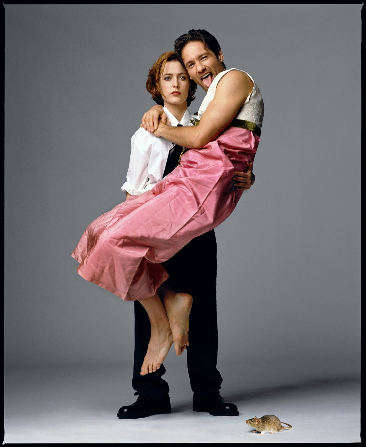 Gillian Anderson + David Duchovny from "X-Files", Vancouver, Canada, 1997