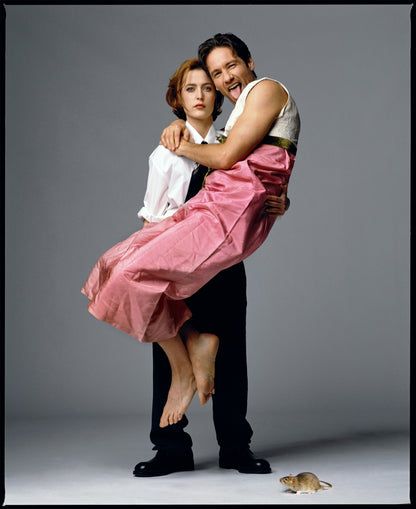 Gillian Anderson + David Duchovny from "X-Files", Vancouver, Canada, 1997
